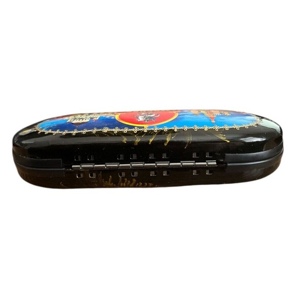 Russian Eyeglasses Case Handmade City of Moscow Hard Shell 6-1/2 x  2-1/2" - Picture 4 of 4